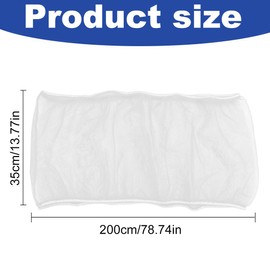 Bird Cage Cover, Ventilated Cage Cover, Adjustable Bird Cage Net, Covers for Bird Cages, Bird Cage Protective Net Mesh Skirt, Bird Cage Cover Cage for Bird Feed, Small Animals, XL (White)