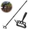 Garden Hoe, Heavy Duty Hula Hoe Garden Tool for Weeding,