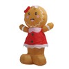 Valentines Day Inflatables Gingerbread Girl Waterproof Thickened Blow Up Gingerbread