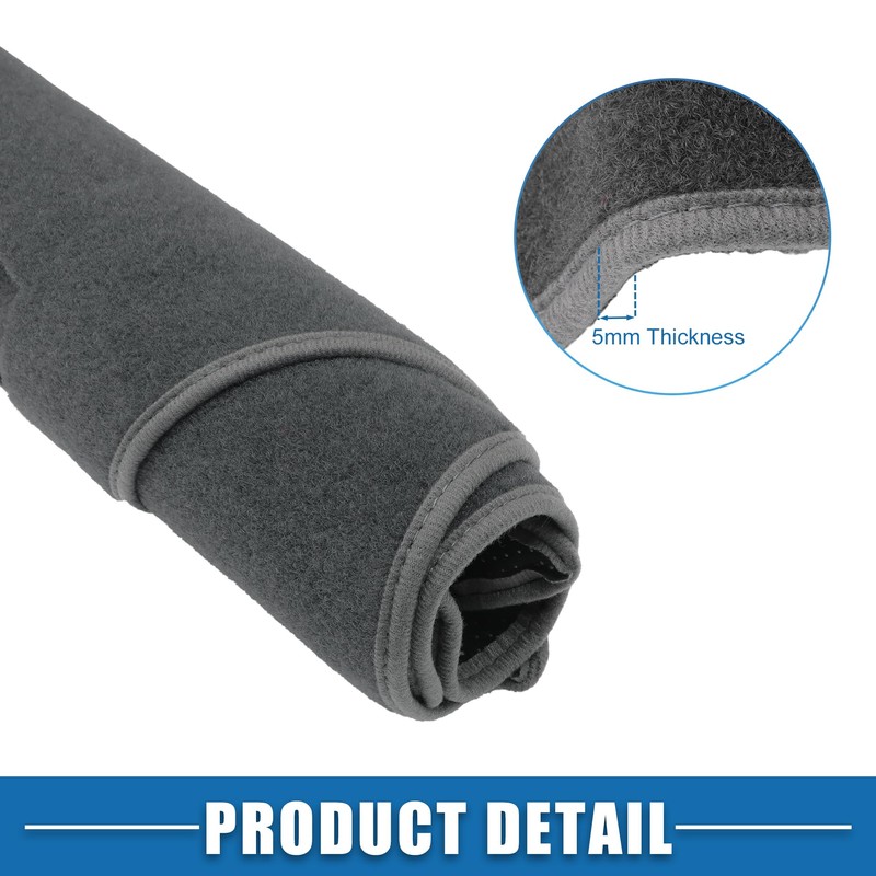 A ABSOPRO Car Dashboard Cover Mat Center Console Interior Trim