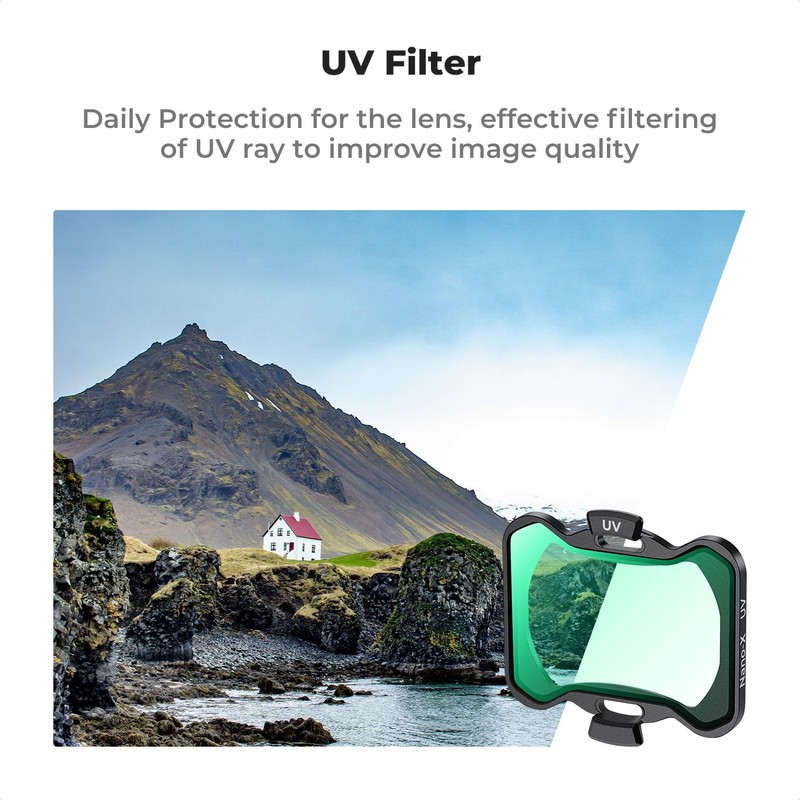 K&F Concept 6-Pack Filters Compatiable with DJI AVATA 2, UV,
