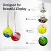 6 Pack Hand Blown Glass Christmas Ornaments