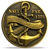 USA-Navy Core Value Sailor's Creed Challenge Coin (Single Coin)