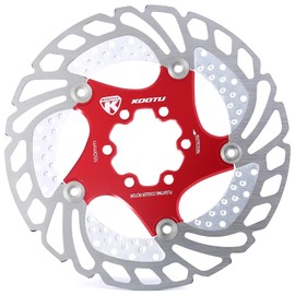 KOOTU Bike Disc Brake Rotor with 6 Bolts Stainless Steel 160mm 180mm 203mm Bicycle Rotors for Road Bike, Mountain Bike, BMX, MTB