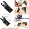 Bionso 120PCS Oscillating Tool Blade, Professional Universal Titanium Multitool Blades