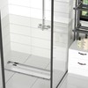 Neodrain 18-Inch Offset Linear Shower Drain with Tile Insert Grate