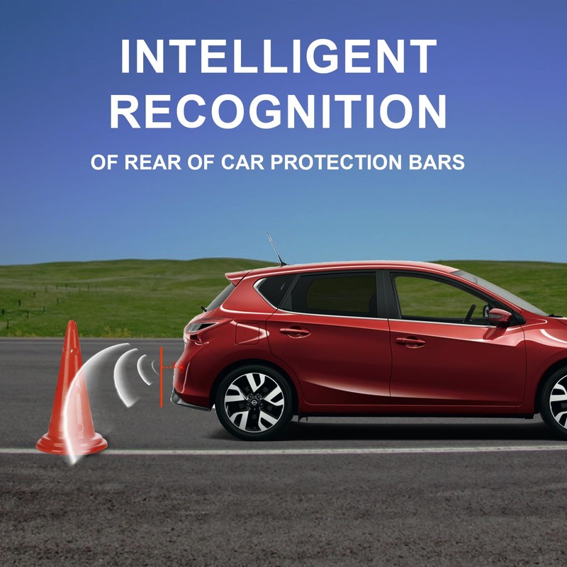 Promata PS02 Car Rear Parking Sensor Kit with Buzzer,4 58KHz