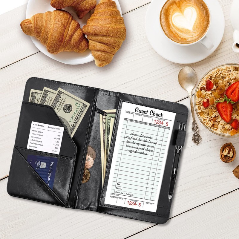 Server Book for Waitress, Waiter Book Server Wallet Fit Serving