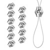 M METERXITY 12-Pack M3 Wire Rope Clips Simplex Single Bolt