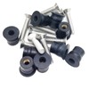 24 Pairs of M6 Neoprene Well Nuts M6 x 30mm