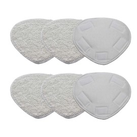 Surrgound Microfiber Steam Mop Pads Fit for Sienna Vibe, Vortex, Sienna Aqua Series, Sienna Flex Steam Mop Replacement Part# SSM-3003, 6pcs