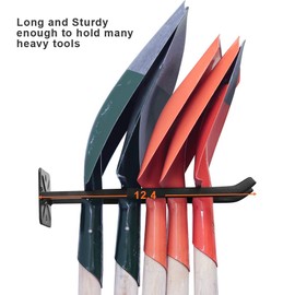 Heavy Duty Garage Tires Hooks Wall Mounted Hanger Tool Organizer Rack Hardware Steel Metal Multi-Tools Storage Utility Hooks with Screws and Anchors(4, Black)