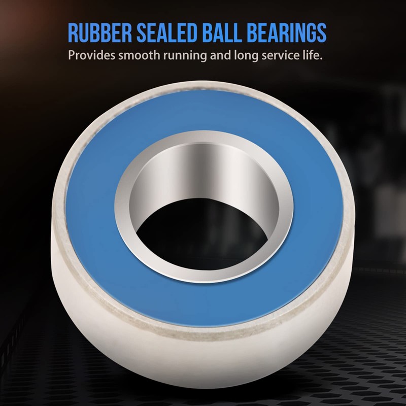 25PCS Set MR115-2RS Blue Metal Rubber Shield Ball Bearings 5*11*4mm