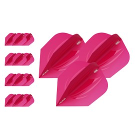 Target Darts Ultra-15 5 x Sets of ID Pro. Ultra Pink Dart Flights-15 in Total, No.6