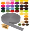 KBBB Webbing 2m or 5m Long - 50 Colours Widths