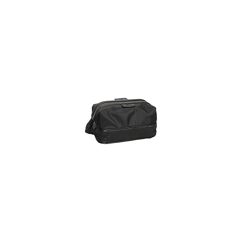 Dopp Men's Zip-Bottom Travel Kit, Black