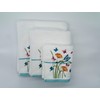 Lex's Linens Floral & Butterfly Embroidered Bath Towel