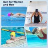 M METERXITY 1-Pack Silicone Teardrop Swim Cap, 7.5" Opening 7.1"