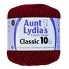 Coats Crochet Aunt Lydia's Crochet Hilo, Algodón Classic SIze 10,