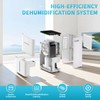 HXCOCKCROW Dehumidifier for Home Basement, 34 Pints Dehumidifiers with Drain