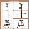 Orekemo Heavy Duty Freestanding Coat Rack with 12 Hooks &