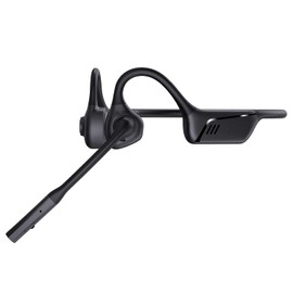 ZIOCOM - Auriculares abiertos para conductor de camión con micrófono, cancelación de ruido ENC y botón de silencio, auriculares inalámbricos AptX-LL para conducción de oficina, trabajo en casa, 10