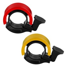 Hopzab Bicycle Hidden Bell, Loud Horn, Q-Shape Design, Secure Fit for Road Mountain City Bikes