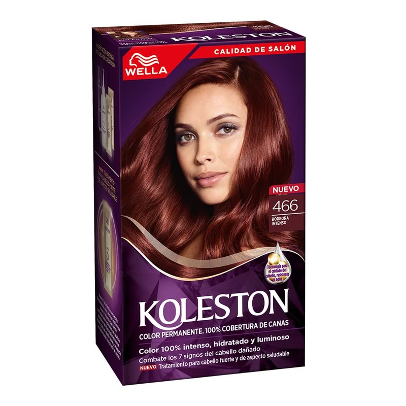 Koleston Tinte Permanente 466 Borgoña Intenso, 70 ml - Paquete