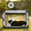 Lesure Collapsible Dog Crate - Portable Travel Kennel for Medium