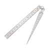 Milageto Taper Gauge Measuring Tool Stainless Steel Easy to Read