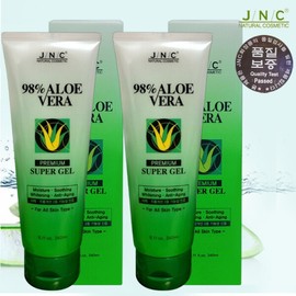JNC Aloe Vera Premium Super Gel 240ml (2 Pieces) / Soothing Gel / 제이엔씨 JNC 알로에베라 프리미엄 슈퍼겔 240ml 2개수딩젤