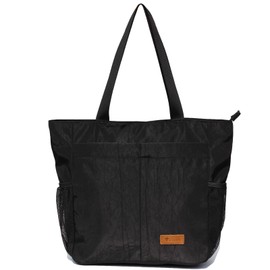 ESVAN Original Floral Water Resistant Tote Bag Large Shoulder Bag with Multi Pockets for Gym Hiking Picnic Travel Beach Daily Bags (Pigeon)