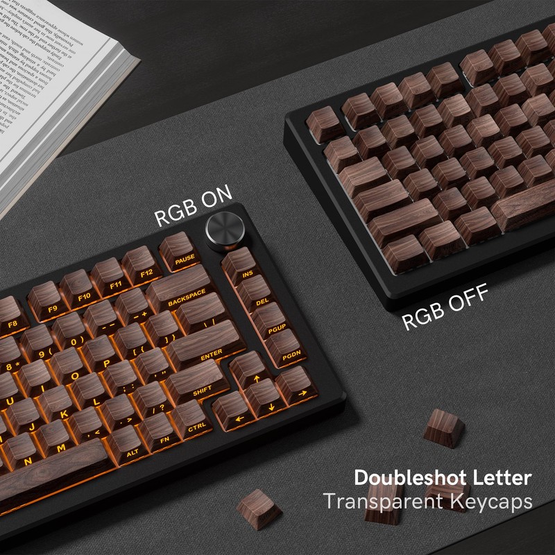 Womier PBT Keycaps, Custom Keyboard Caps 60 65 75 100