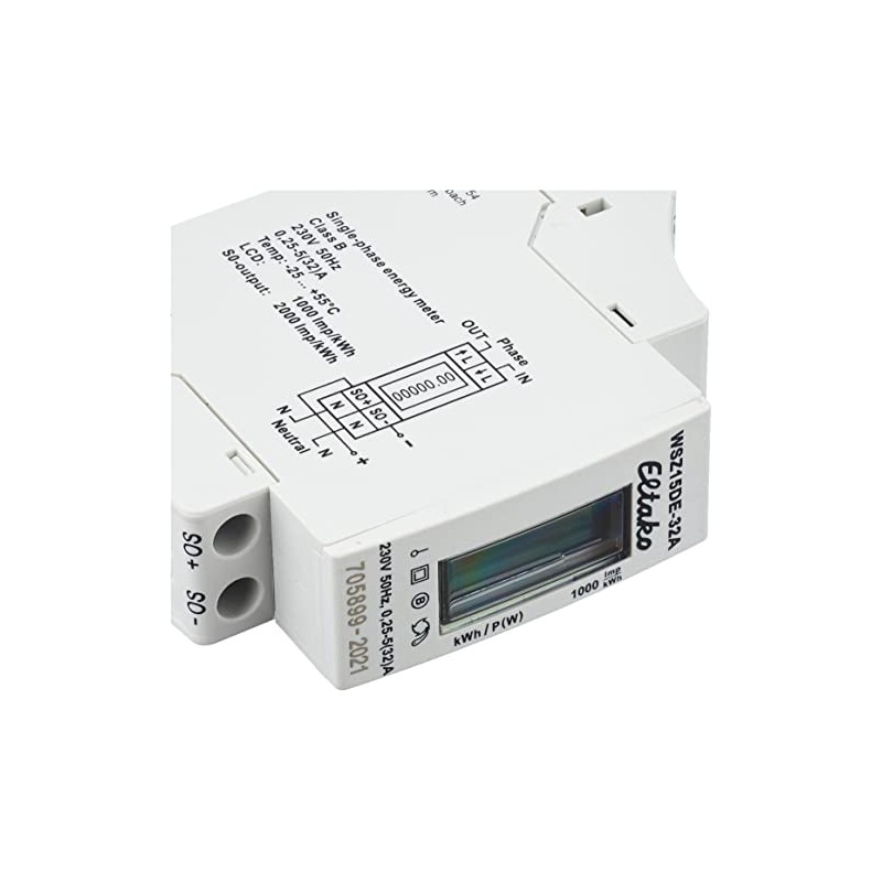 Eltako WSZ15DE-32A AC Meter Uncalibrated 230 V