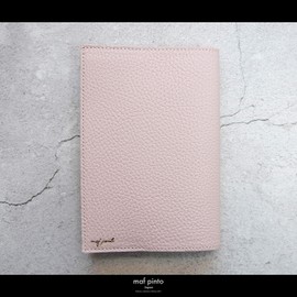 maf pinto ADRIA LINE Book Cover, Leather, Genuine Leather, Made in Japan (54. Light Pink, 46-Size Hard Cover (One Size Fits All))