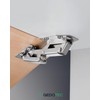 Gedotec Screw-On Hinge Made of Steel, Pack of 2 Furniture