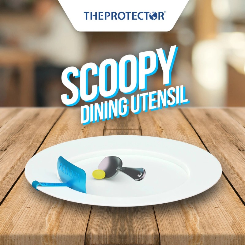 THEPROTECTOR Scoopy, Eating assitant , Utensil, spoon, special needs, disposable
