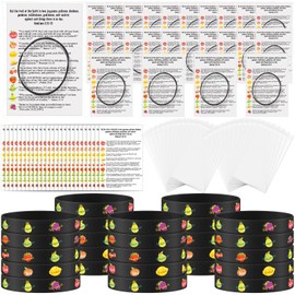 Landical 25 Sets Fruits of the Spirit Christian Gifts Holy Week Gift Silicone Bracelets and Bible Cards Graduation Church Gifts Religious Sunday School Party Favors Stocking Stuffers Classroom Prizes