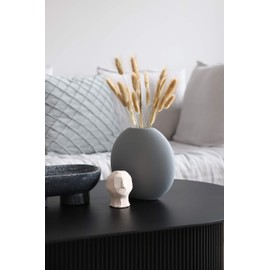 Cooee Design Pastille Vase, Ceramic, Grey, L: 20, W: 6, H: 19 cm