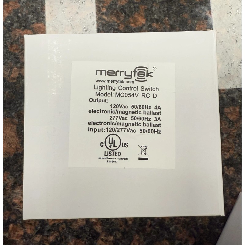 Merrytek MC054V-RC-D Fixture Mount Dimming Occupancy Sensor, Daylight , 120/277V