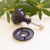 Antikas - Black Antique Iron Door Knob with Rose