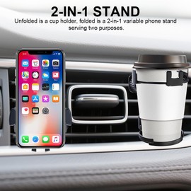Auto Getränkehalter,Becherhalter Auto,Getränkehalter Auto Llüftung,Becherhalter Handyhalterung Geeignet mit 7cm Durchmesser Flaschenhalter,für Kaffeebecher und Getränkedose