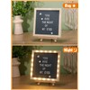 Light up Felt Letter Board Sign with LED Lights -