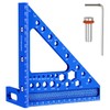 3D Woodworking Mitre Square - Precision Aluminum Alloy Measuring Tool,