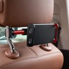 Car Back Seat Headrest Mobile Phone Mount Adjustable Rear Pillow