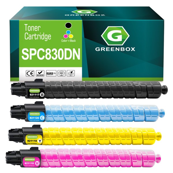 GREENBOX Compatible Toner Cartridge Replacement for Ricoh SP C830DN 821117