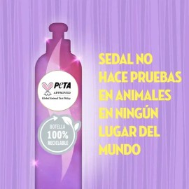 SEDAL Crema para Peinar Liso Perfecto, deja tu cabello liso y fuerte de la raíz a las puntas, con aceite de macadamia, vitamina C y proteína de seda  