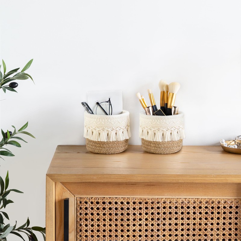 Kotkiddy Set of 2 Makeup Brush Holder, Organiser, Comb Brush,