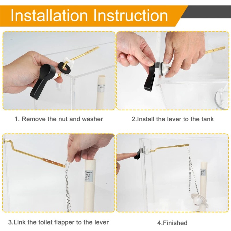 American Standard Universal Side Mount Toilet Handle Tank Flush Lever