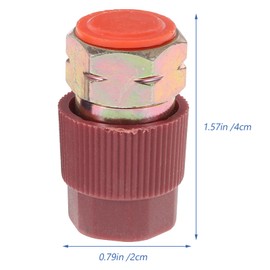 GLEAVI 4 Set R12 to R134a Adapter Ac Retrofit Air R1234yf to R134a Adapter R12 to R134a Conversion Stand for Glass Dispenser Adaptor Valve Core Conversion Adapter Recharge Connector Car